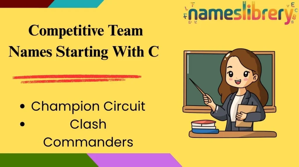Competitive Team Names Starting With C