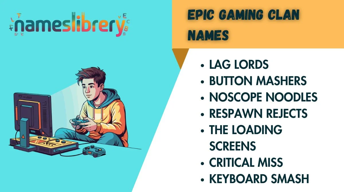 Epic Gaming Clan Names