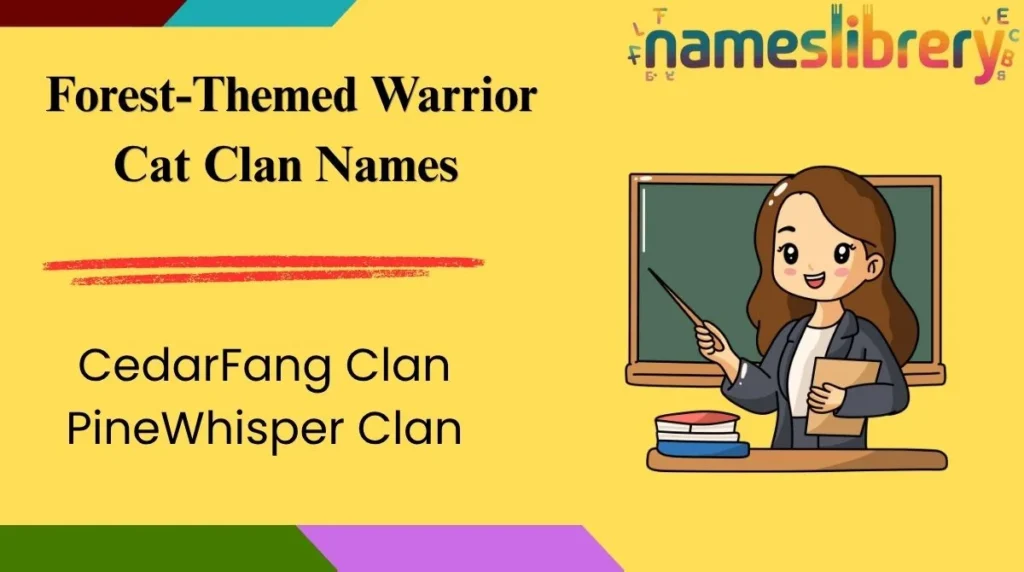 Forest-Themed Warrior Cat Clan Names