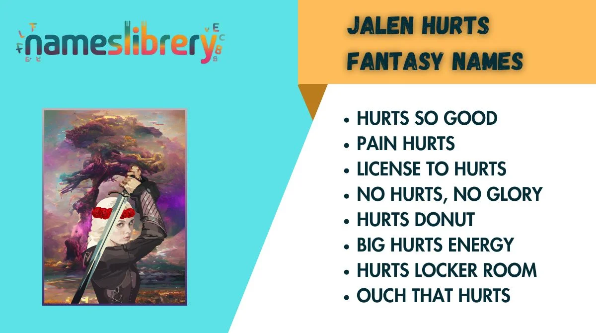Jalen Hurts Fantasy Names