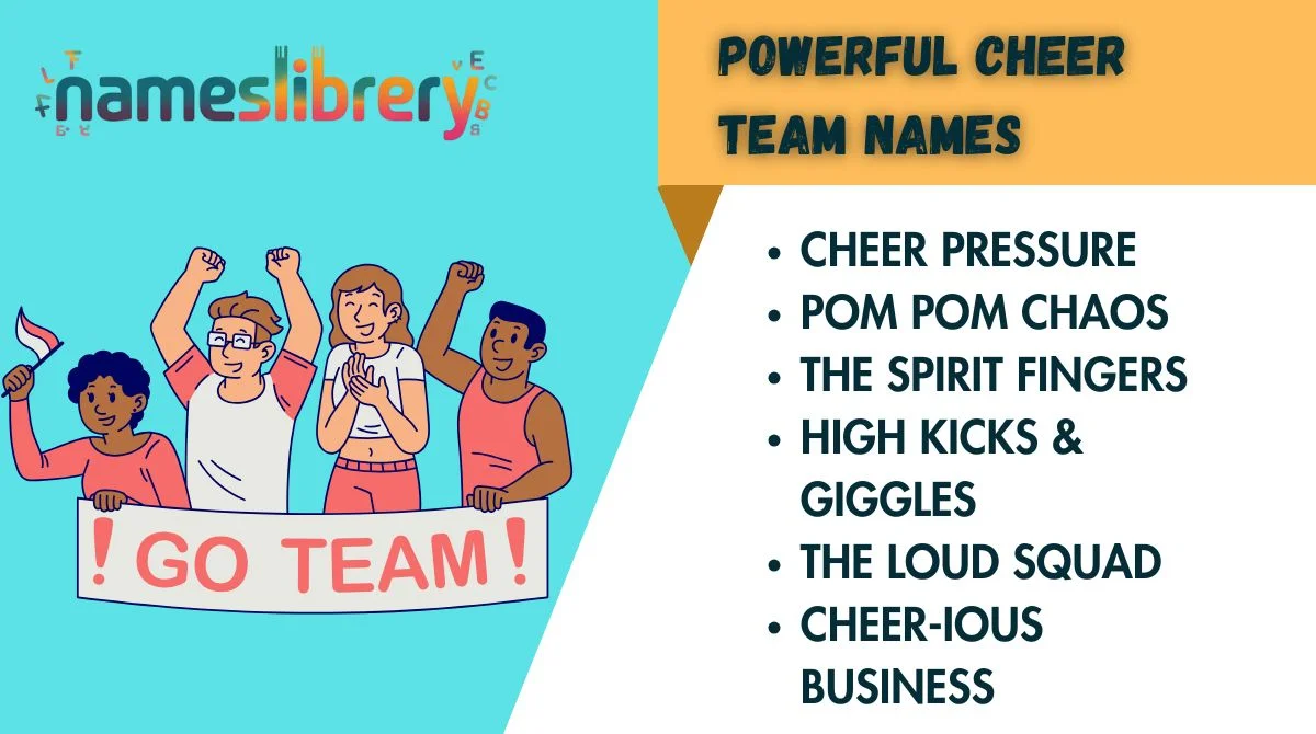 Powerful Cheer Team Names