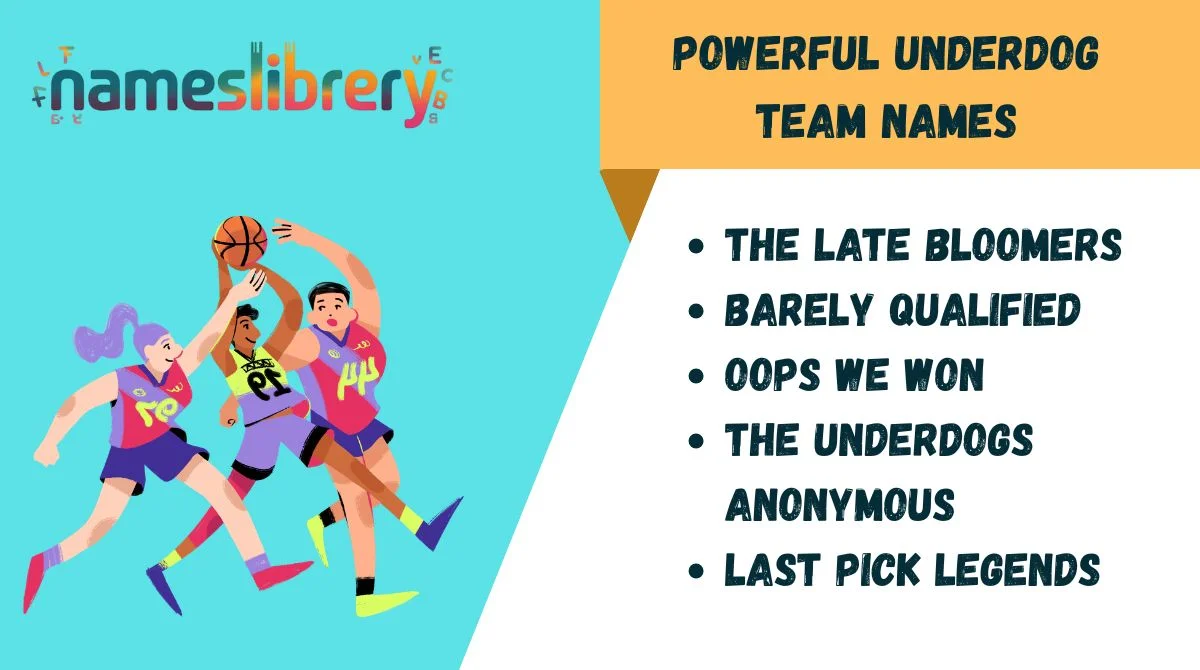 Powerful Underdog Team Names