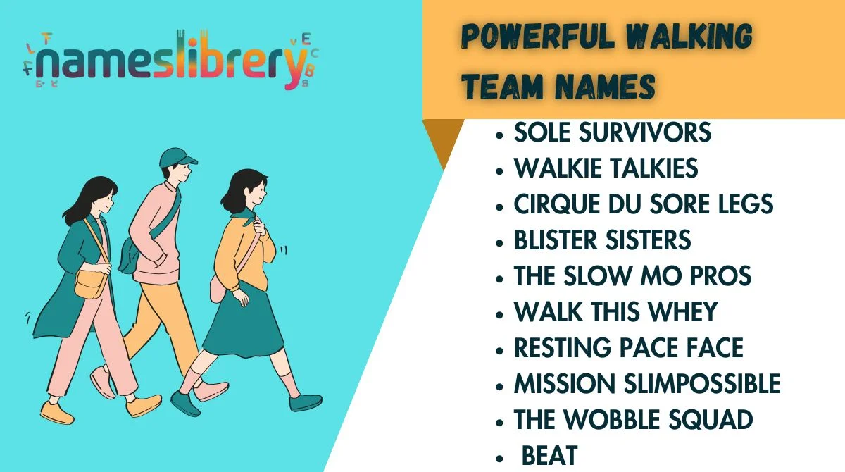 Powerful Walking Team Names