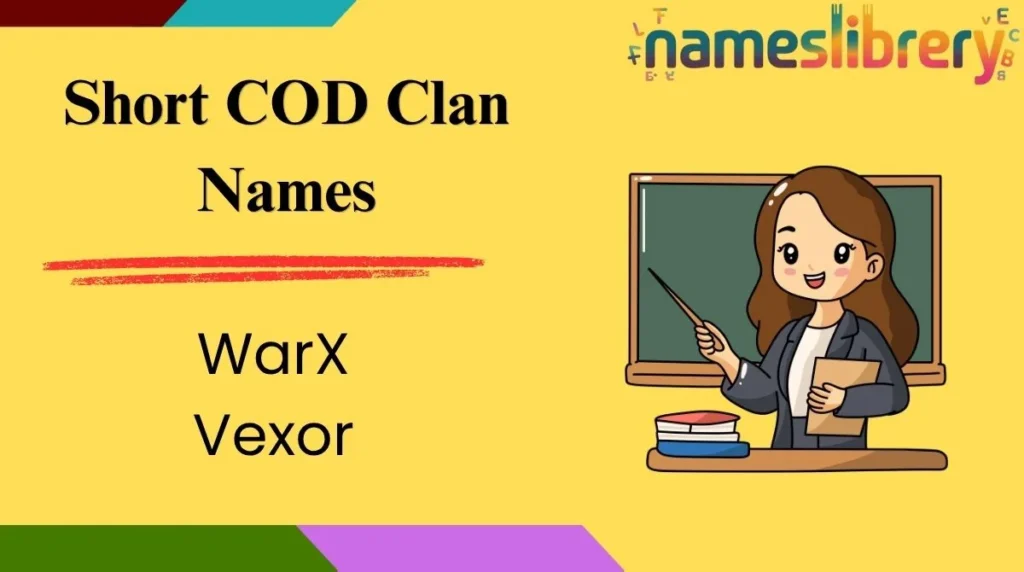 Short COD Clan Names