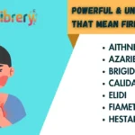 Powerful & Unique Names That Mean Fire for Girls