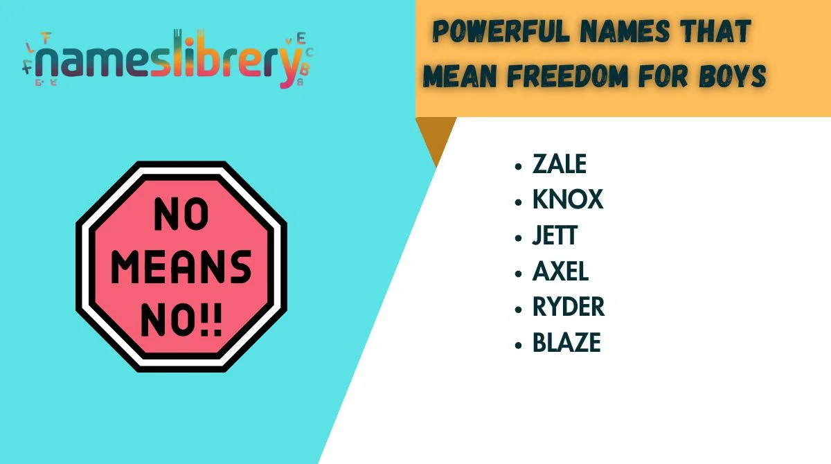 Powerful Names That Mean Freedom for Boys